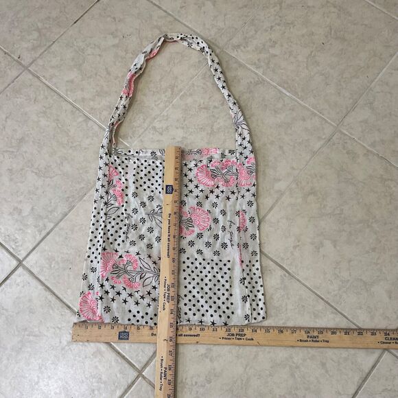 Free People Reusable Tote Crossbody Shoulder Bag Gauze Knit Boho Shopping Bag - Picture 8 of 9